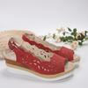 Summer Women's Peep Toe Wedge Sandals New Retro Paltform Casual Sandals for Women Outdoor Beach Shoes Ladies Heeled Sandalias