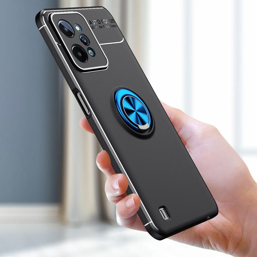KickStand Finger Ring Case for Realme C31, Black