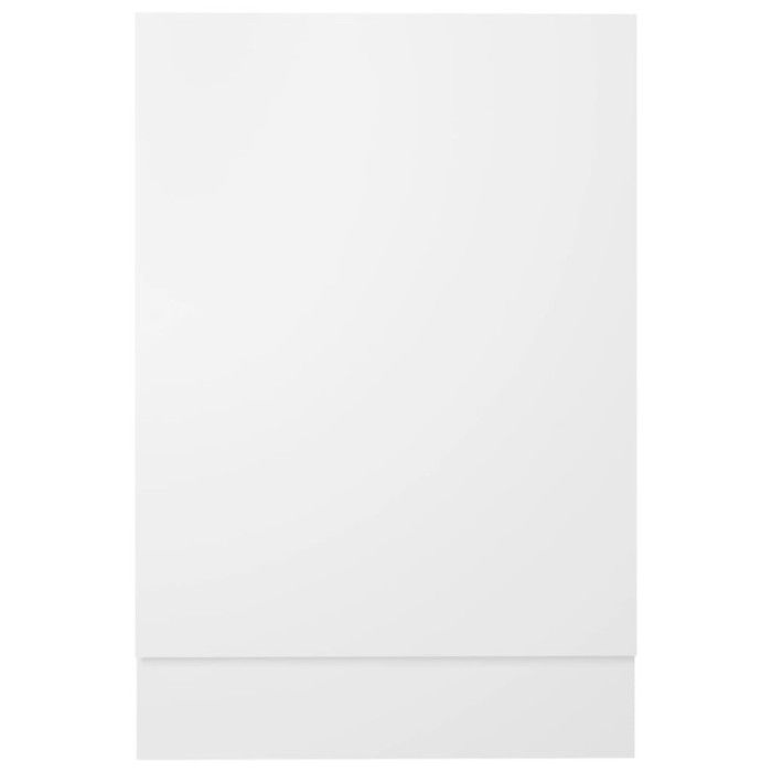 Panneau de Lave-Vaisselle - VIDAXL - 45x3x67 cm - Aggloméré - Blanc - Facile à Nettoyer