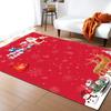 Christmas Living Room Carpet Bedroom Dining Room Floor Mat Doormat Pattern Can Be