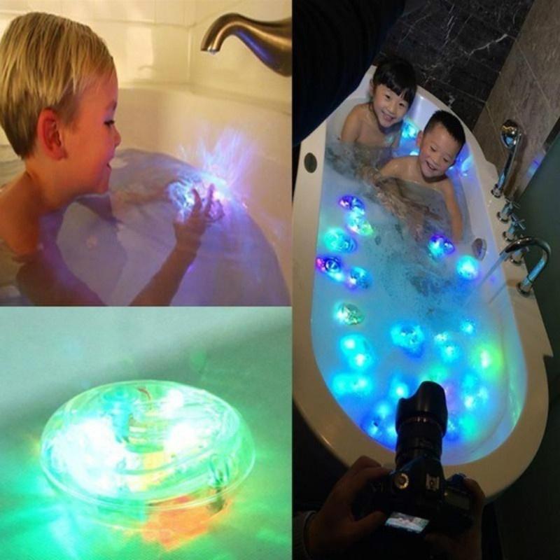 Baby Children's Bathroom LED Lights Bath Toy Lamp Bathing Tub Lights