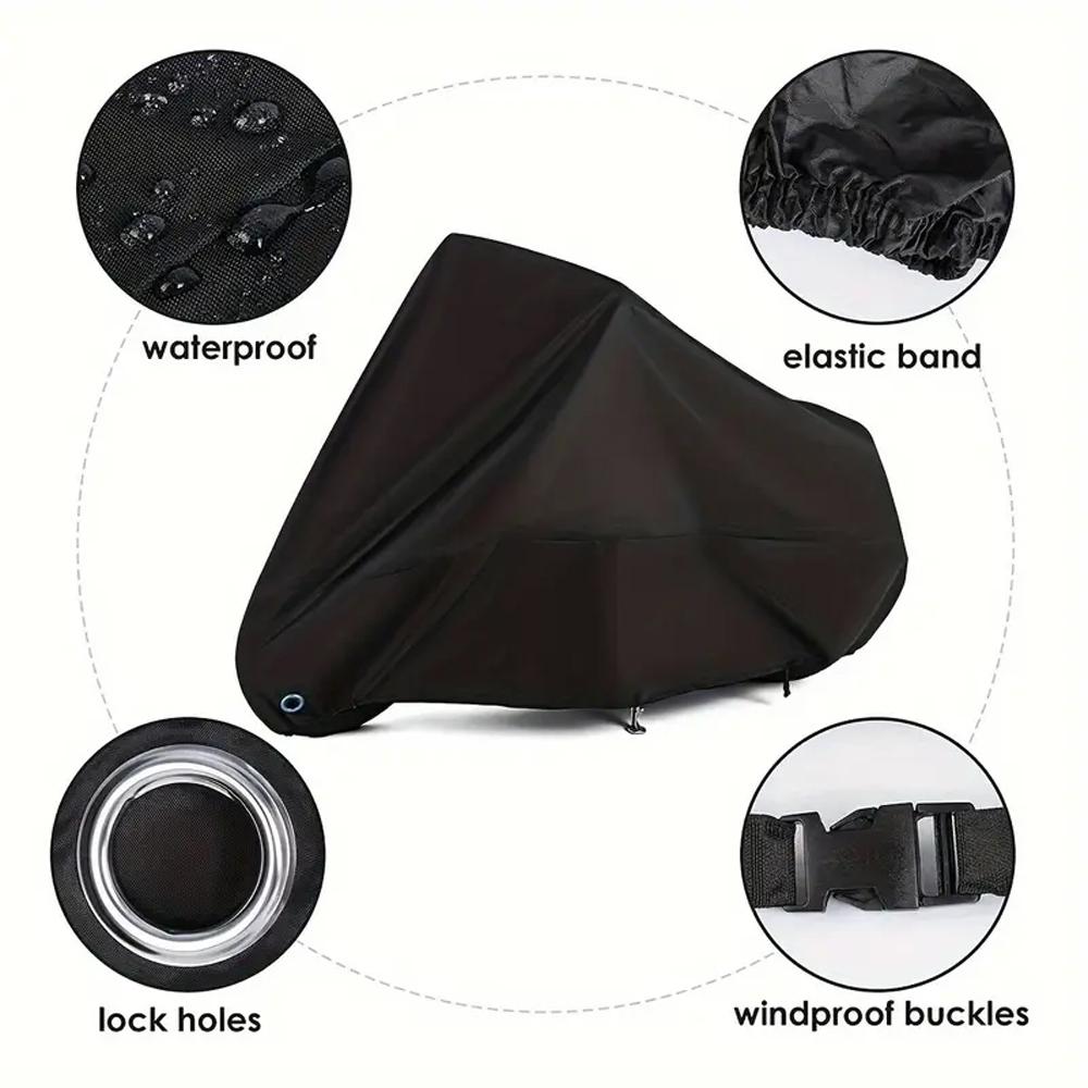New Motorcycle Rain Cover Universal Moto Cover Outdoor UV Protector Bike Rain Dustproof Scooter Covers Waterproof