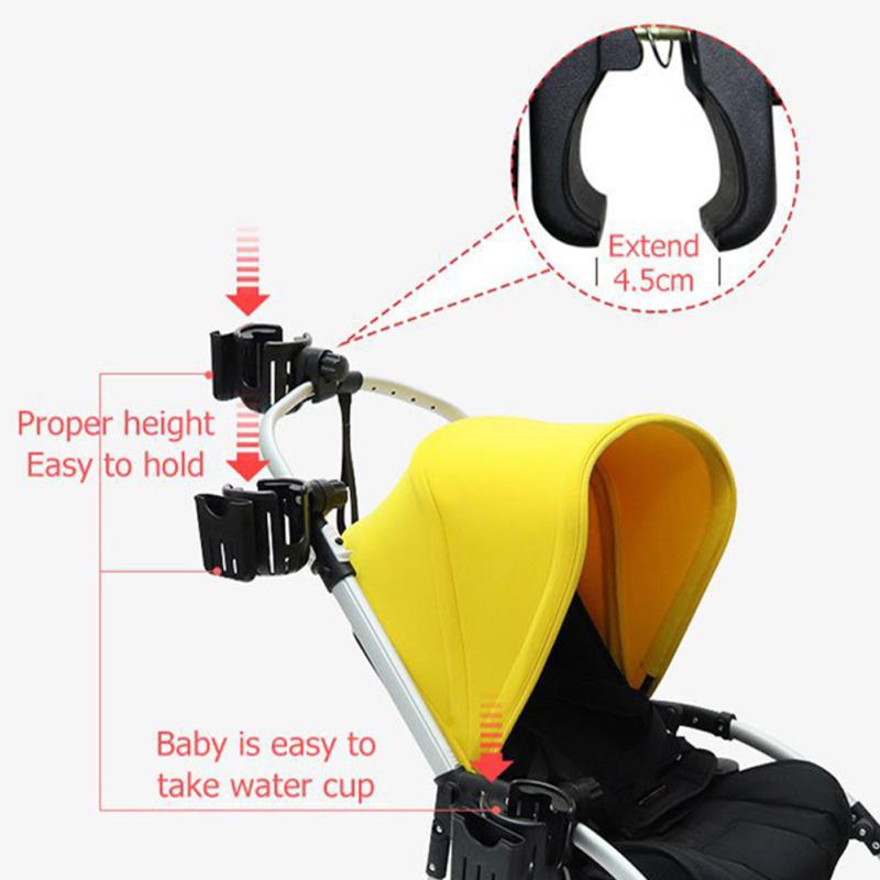 2-in-1 Bicycle Water Bottle Holder Phone Holder Multifunctional 360 Degree Rotation Water Cup
