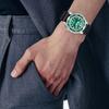 Citizen PROMASTER Кварцевые часы с питанием от света Резиновый ремешок Мужские часы Зеленый циферблат BN0158-18X