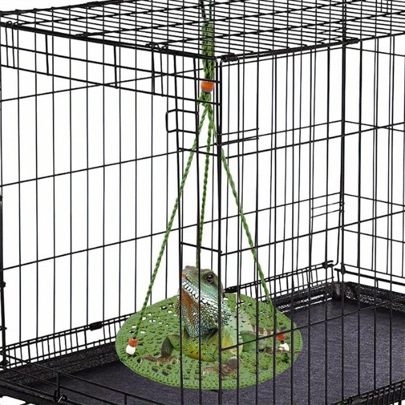 1PC Summer Lizard Bed Parrot Hammock Crawl Pet Cotton Nest Swing Hamster Chameleon Toy Small Animal Hanging Toy