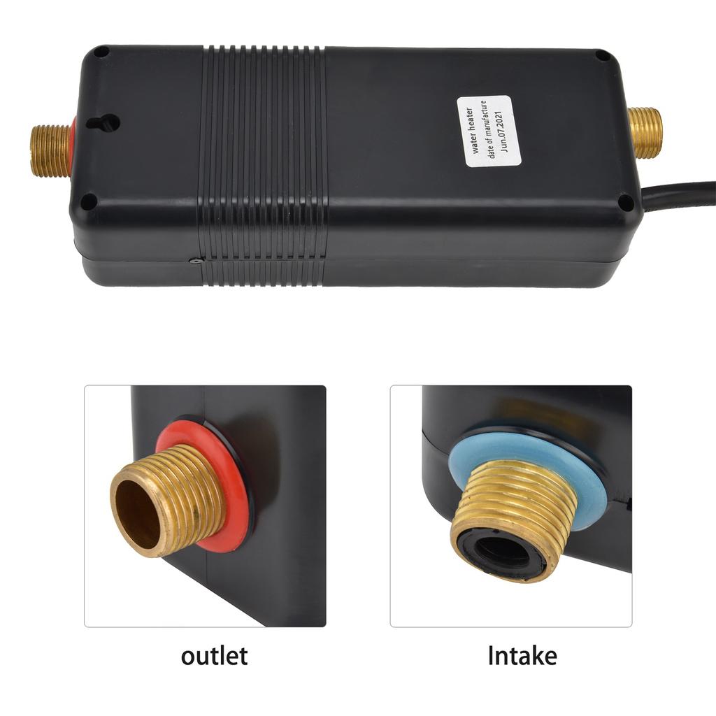 110-220V Instant Water Heater 3000W Portable Electric Heaters for Bathroom Hot Water Shower and Home Kitchen Heating