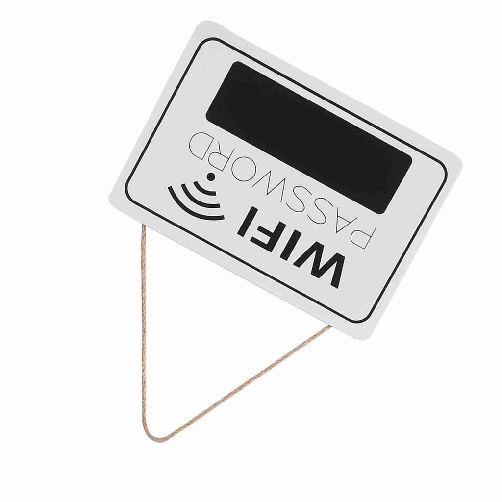 Password Display Signage Wall Hanging Coffee Shop Bookstore Retro Hanging Blackboard