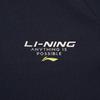 Li-Ning Мужская футболка с круглым вырезом и принтом логотипа ATLW121-6