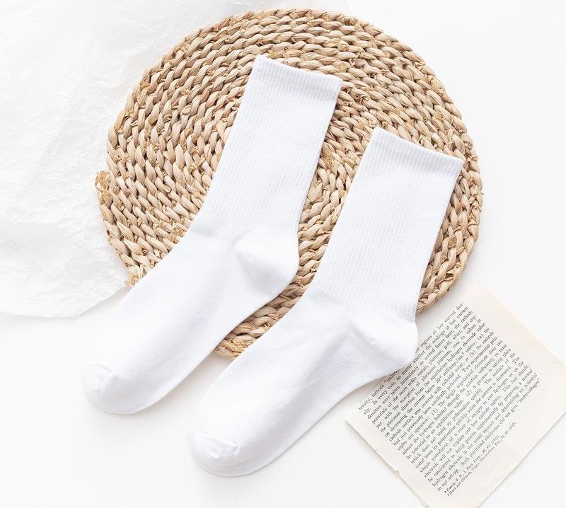 2021High Quality 9 Colors Women's Cotton Designer Slouch Socks for Women