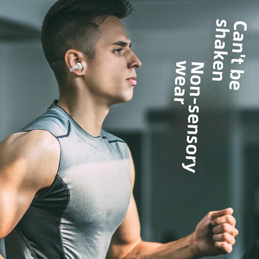 TWS Ear Clip Sports Smart Noise Cancelling Non-bone Conduction 5.3 Bluetooth Headset