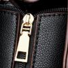 Luxury Splicing Handbag For Women PU Leather Bucket Shuolder Bag Fashion Handle Bag Brand Shopping Mommy Crossbody Bag