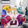 Takashi Natsume Print Flannel Blanket,High quality Comfortable for All Seasons,Home Decor,Warmth and Comfort,Perfect for Christmas Gifts