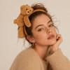Elegant Cartoon Plush Hair Claw Versatile Cute Hair Accessories Lolita Bear Hair Clip  Cosplay