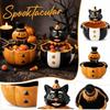Тыквенная Миска для Конфет на Хэллоуин для Хранения Закусок на Вечеринку