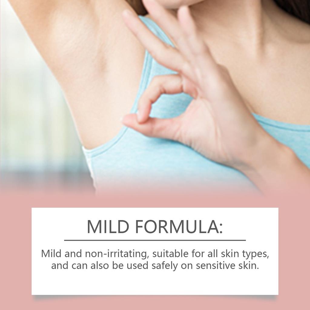 Средство для ухода за телом с ароматом розы, натуральное, для уменьшения запаха пота в подмышках, портативное, свежее и привлекательное, с нежными ингредиентами.