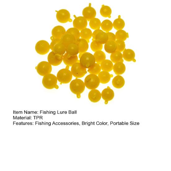 40/50Pcs 10/12MM Carp Fishing Half Floating Ball Corn Flavor Mini Soft TPR