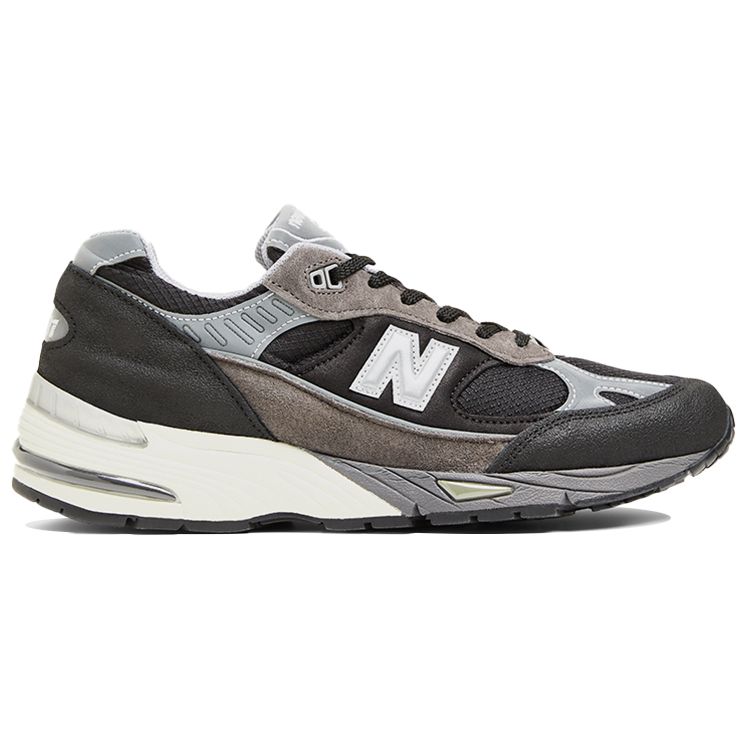 Slam Jam x New Balance 991 Сделано в Англии Shap Store Мужские Кроссовки Черный Серебристый M991SJM