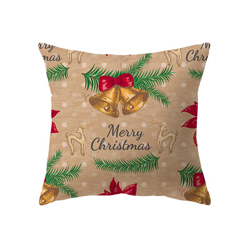 Рождественская тема Рождественские украшения с принтом наволочка для дома, гостиной, украшения дивана, подушка, наволочка