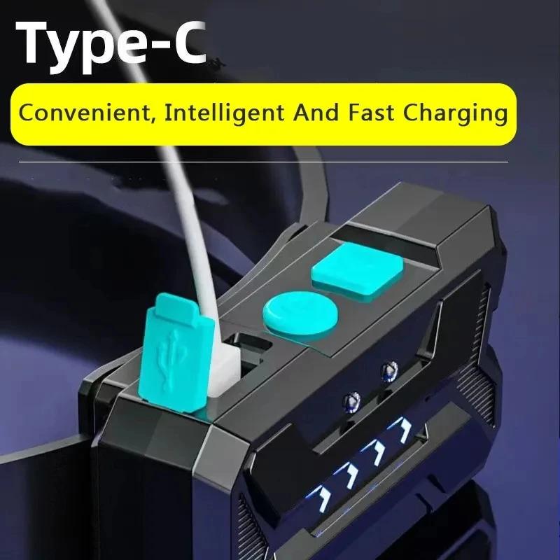COB+XPE волновой индукционный налобный фонарь USB перезаряжаемый светодиодный фонарик со встроенным аккумулятором 18650 кемпинговый налобный фонарь для рыбалки