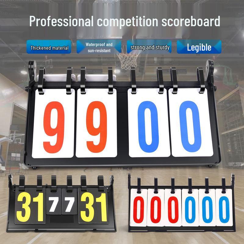 Перекидное табло для матчей по бильярду, настольному теннису, бадминтону, волейболу и баскетболу