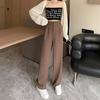Women's Spring and Autumn Models Loose Plus Size High Waisted Show High Suit Trousers Drape Drag Trousers