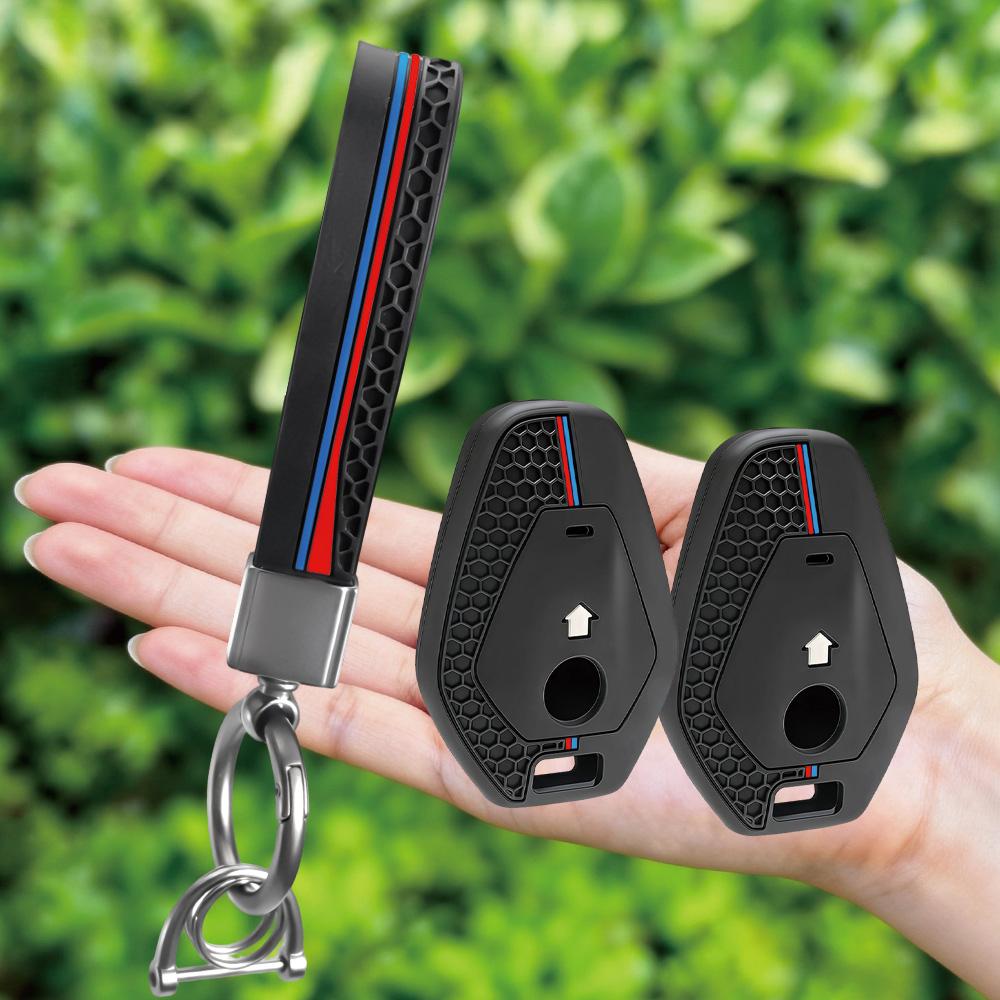 Motorcycle Silicone Key Case Cover Shell Fob for BMW R1300GS R1300 R 1300 Big GS 1300GS 2025 R1250GS R1250 ADV Adventure Bike