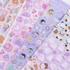 1 Pc Novelty Cartoon Animals Shining PVC Stickers Scrapbooking Diy Journaling Sticker Aesthetic Sticker Cute Stationery Gift