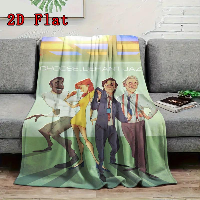 Severance TV show 2D Flat Pattern Flannel Blanket High quality All Seasons Warmth and Comfort Perfect for Christmas Gifts.SMT0917132