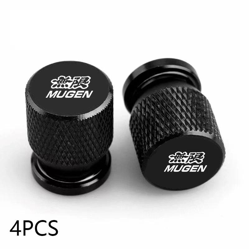 Car Wheel Tire Valve Caps Tyre Stem Covers Airdust Waterproof For Honda Mugen CB400 CB650F CBF CBR250RR CRF SH300 NC750 AQVBN1