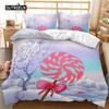 British Style Duvet Cover Set Cartoon Small Fresh I Love Paris Bedding Set for Kid Teen Polyester Paris Street Scene Quilt Cover
