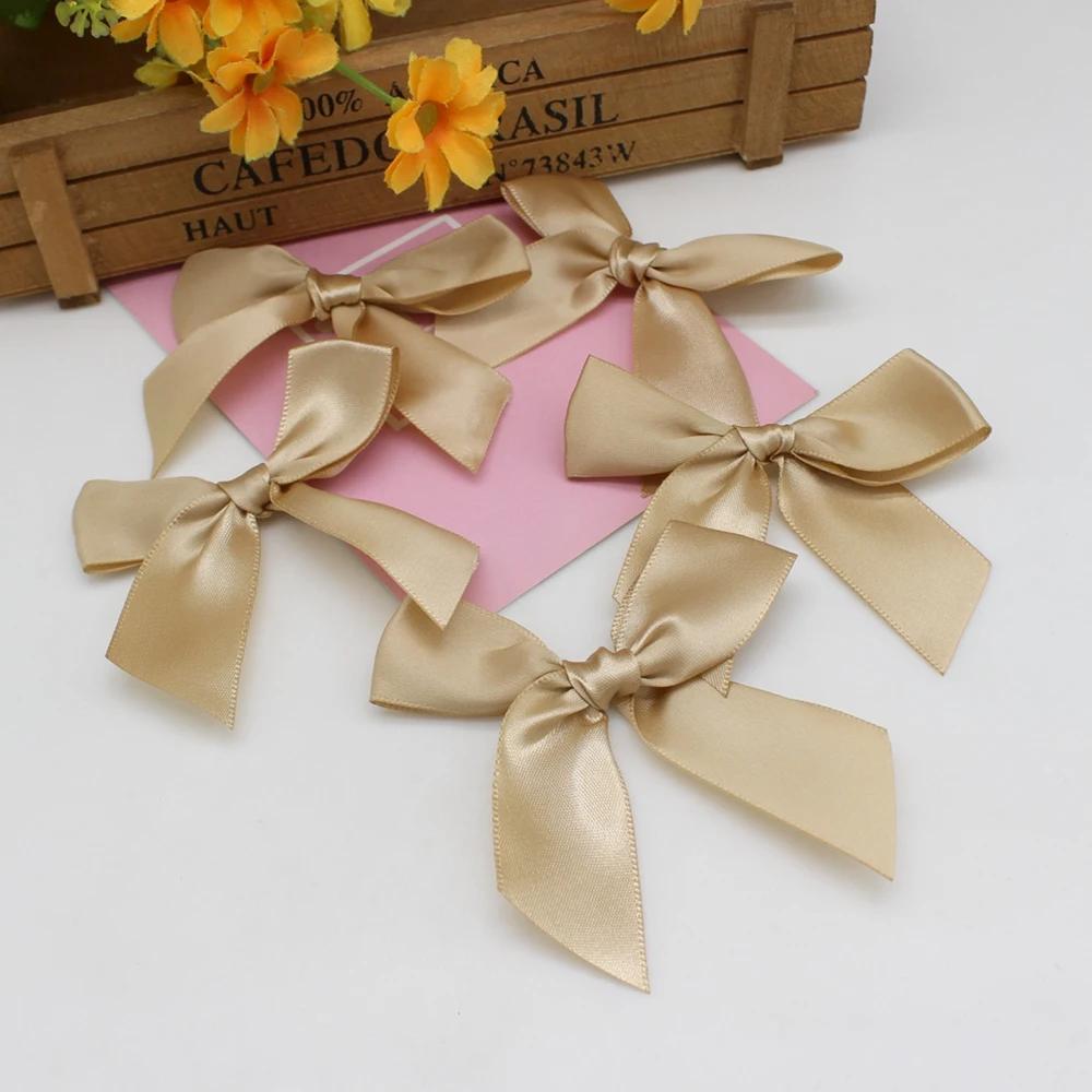 20/50pcs Ribbon Bow Craft Bow Pink White Blue Floral Gift Tie DIY Christmas Party Decoration Strikjes Decoratie Moños Navideños