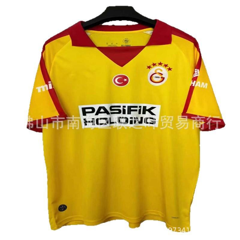 Футбольная форма Galatasaray 2026/27 Мужской тренировочный комплект с коротким рукавом Длинный Желто-красный Взрослый размер S-XXL