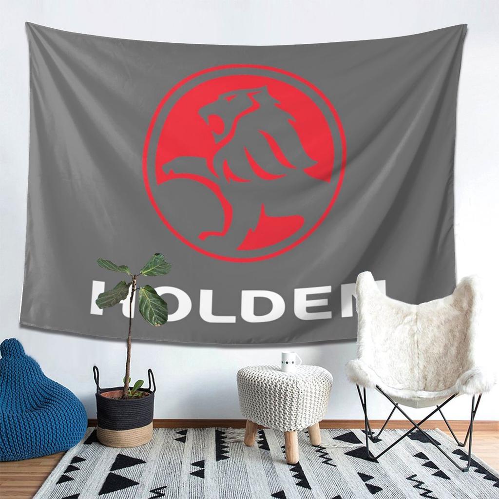 Логотип Holden Настенный гобелен Эстетичный домашний декор Гобелены для комнаты в общежитии