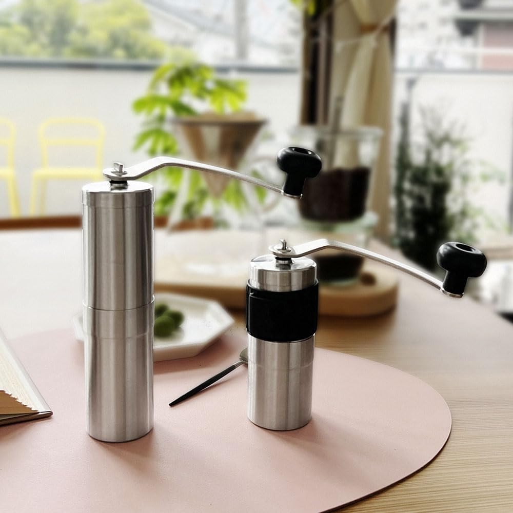 [2024 Model] PORLEX Professional Mini Coffee Mill, 60-Level Coarseness Adjustment, 267g, Lightweight, Made In Japan, Ceramic Blade, Compact,