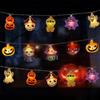 1pc Halloween LED Fairy Tale Lights Battery Operated 10/20/30LED Holiday Festival String Lights For Home Party Indoor Decoration