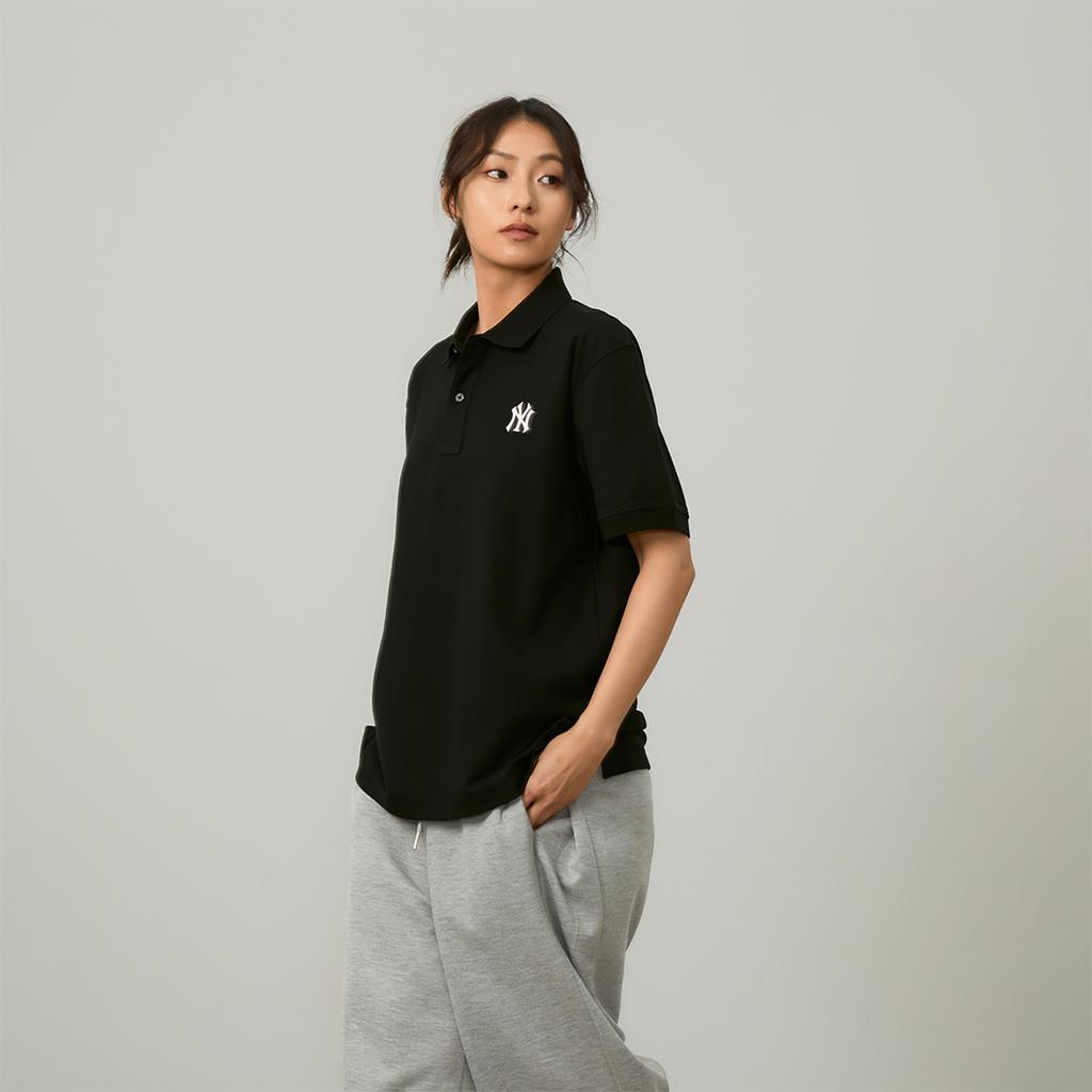 Новая мужская футболка-поло MLB New York Yankees MLB Basic Logo SS24 Унисекс Черный 3APQB0143-50BKS
