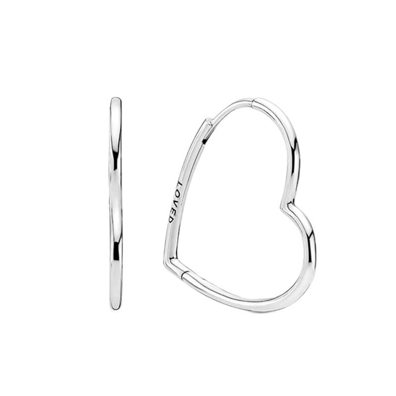 Round Circle Hoop Earrings For Women 925 Silver Heart Star Moon Sun Flower Zircon Opal Earrings Jewelry Gift