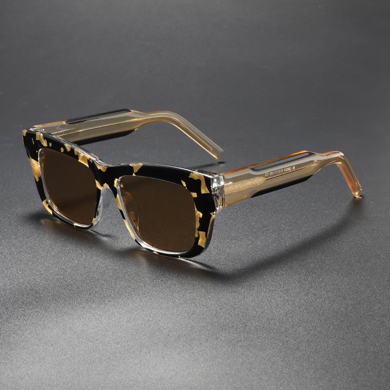 Fashion Square Sunglasses Men Tac Acetate Polarized High Quality Driving Sunglasses Women Designer