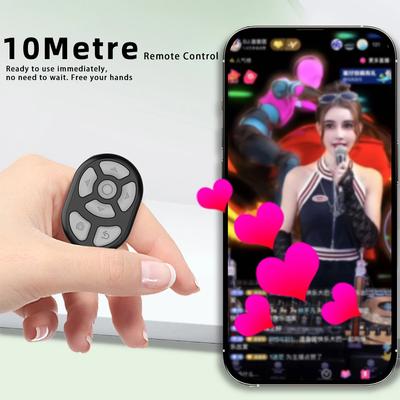 Мобильный телефон Bluetooth Умный пульт для Xiaomi iPhone Samsung Huawei Универсальный пульт Дистанционное управление камерой Для Tiktok Прямая трансляция