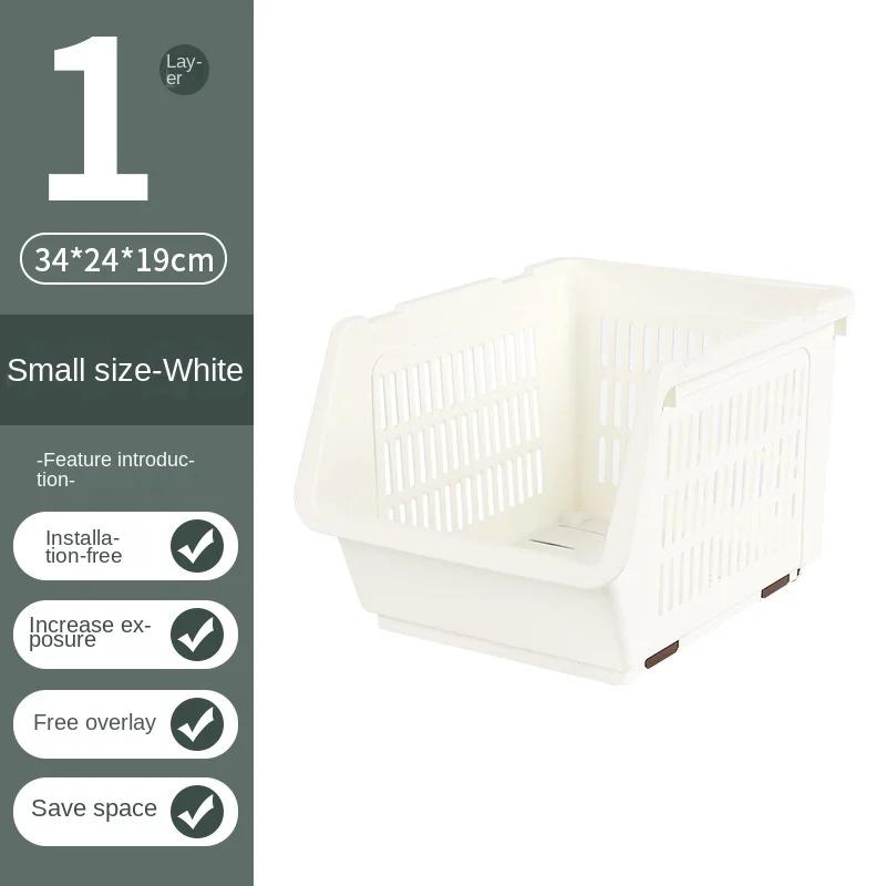 Кухонная многоуровневая стойка для хранения овощей и фруктов, многофункциональная, суперпозиционная, передвижная корзина для хранения бытового мусора