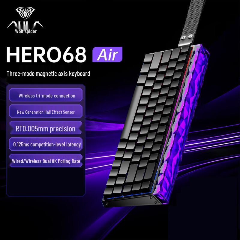 AULA HERO68 Air Tri-Mode Magnetic Switch Gaming Keyboard