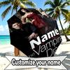 Custom Name Personalized The Vampire Diaries Print Umbrella, Auto Open Close, 8‑Rib Sturdy Frame, Commute Camping Hiking Use, Birthday Gift