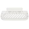 Wall Mounted Bathroom Shelf Punch Free Bottom Hollow Draining Shower Rack for Beauty Salon Spa