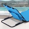 Folding Beach Mat Lounge Chair Adjustable Lightweight Waterproof Sand-proof Portable Travel Outdoor Camping Picnic Blanket with Back Support