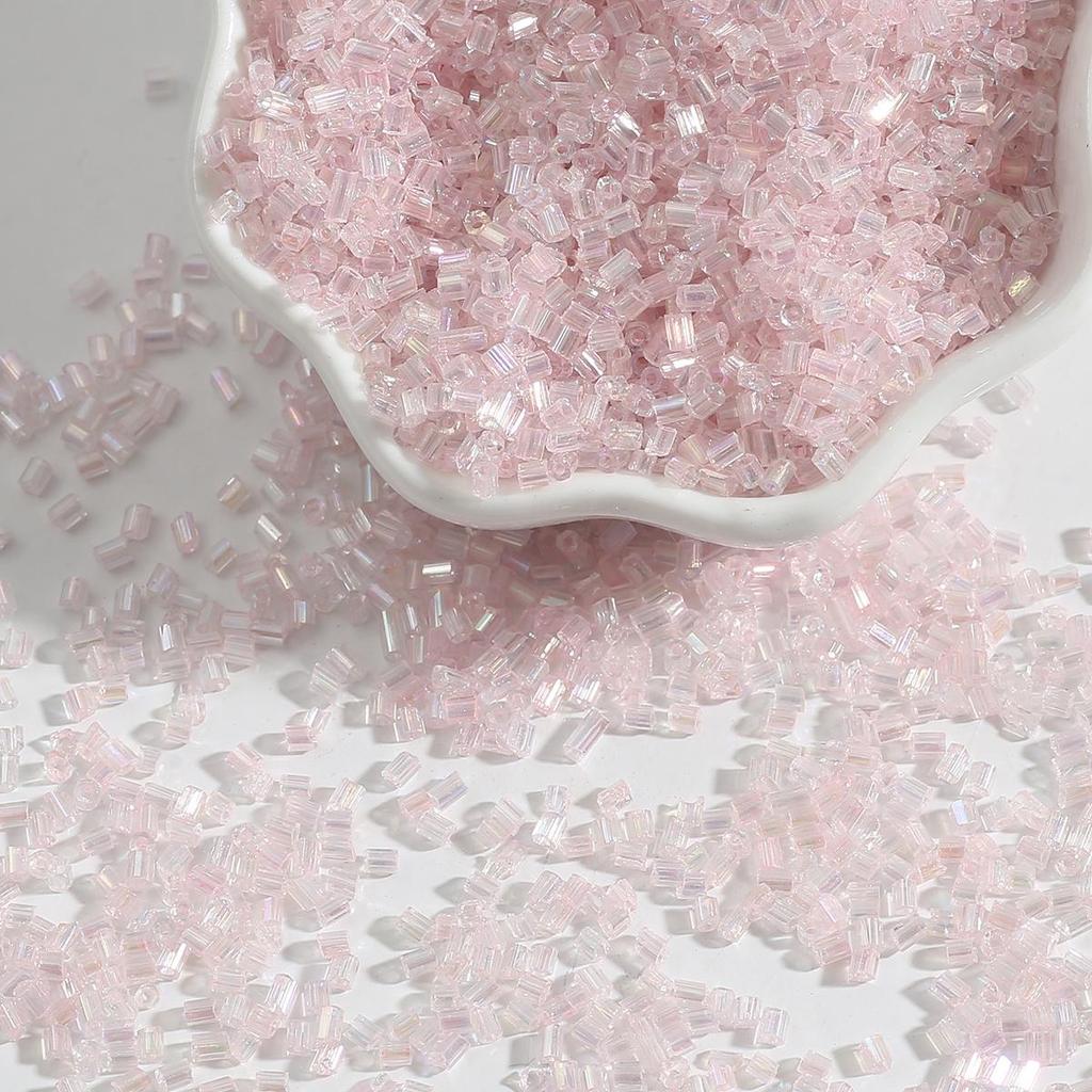 300/700 шт. Чешские цилиндрические стеклянные бисерные бусины-трубочки, европейский посевной бисер, свободные бусины для изготовления ювелирных изделий своими руками