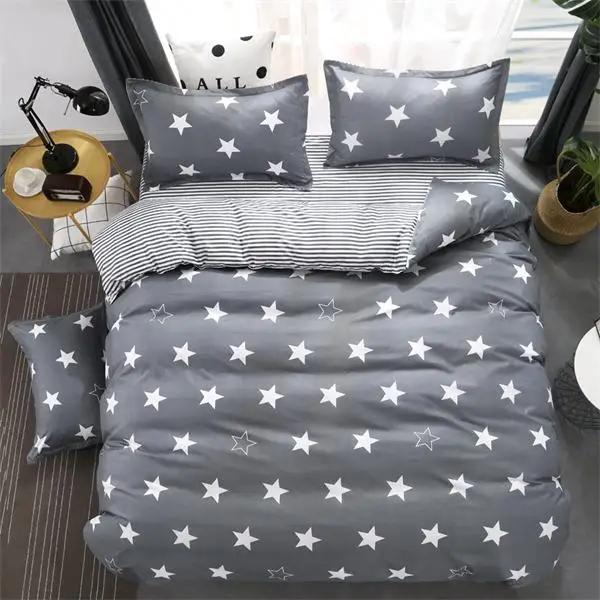 Cow Stripe Comforter Cover With Pillowcases Bedding Warm Comfortable Double Single ,Pillowcase Duvet Cover Sets Polyester