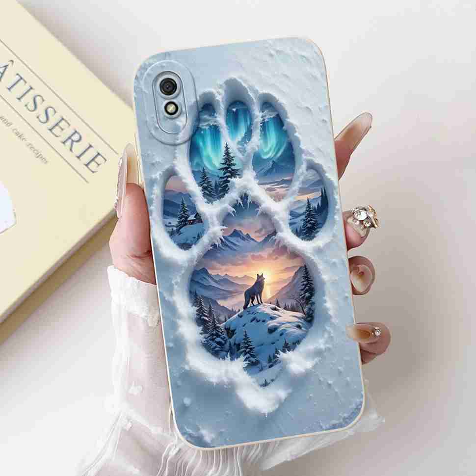 New For Redmi 9A M2006C3LG Case Fashion Girl Bow Rose Soft Silicone Cover For Xiaomi Redmi 9AT 9 A 6.53" Shockproof Phone Casing