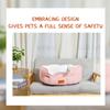 Лежак для собак мелких пород Лежак для кошек, живущих в помещении Моющаяся кровать для щенков с нескользящим дном Мягкая согревающая кровать для домашних животных