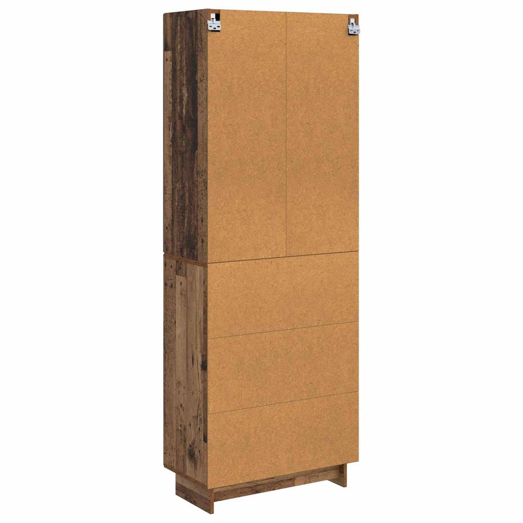 Cabinet Set 2 pcs 66 x 34.5 x 90 cm engineered wood