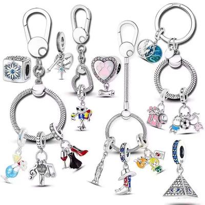 Новый Медный Брелок Удачная Божья Коровка Подвеска Шарм Бусины Подходят для Оригинального Браслета DIY Изготовление Ювелирных Изделий